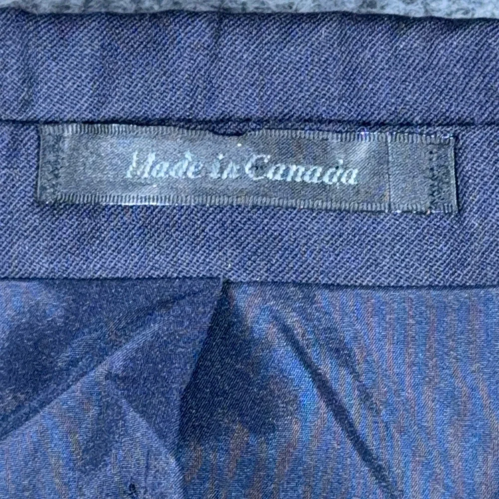 Lauren Ralph Lauren Mens Navy Blue 2-Button Blazer Sport Coat Made in Canada 38R